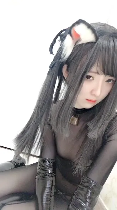 一小央泽 cosplay album Yixiaoyangze: Pai Coklat Kucing Hitam - Video 44