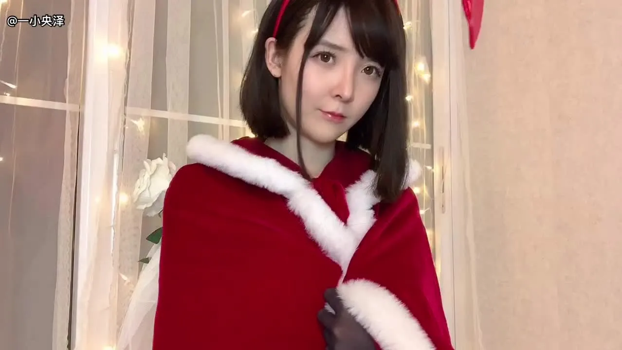 一小央泽 cosplay album Yixiaoyangze - Lapin de Noël - Video 54
