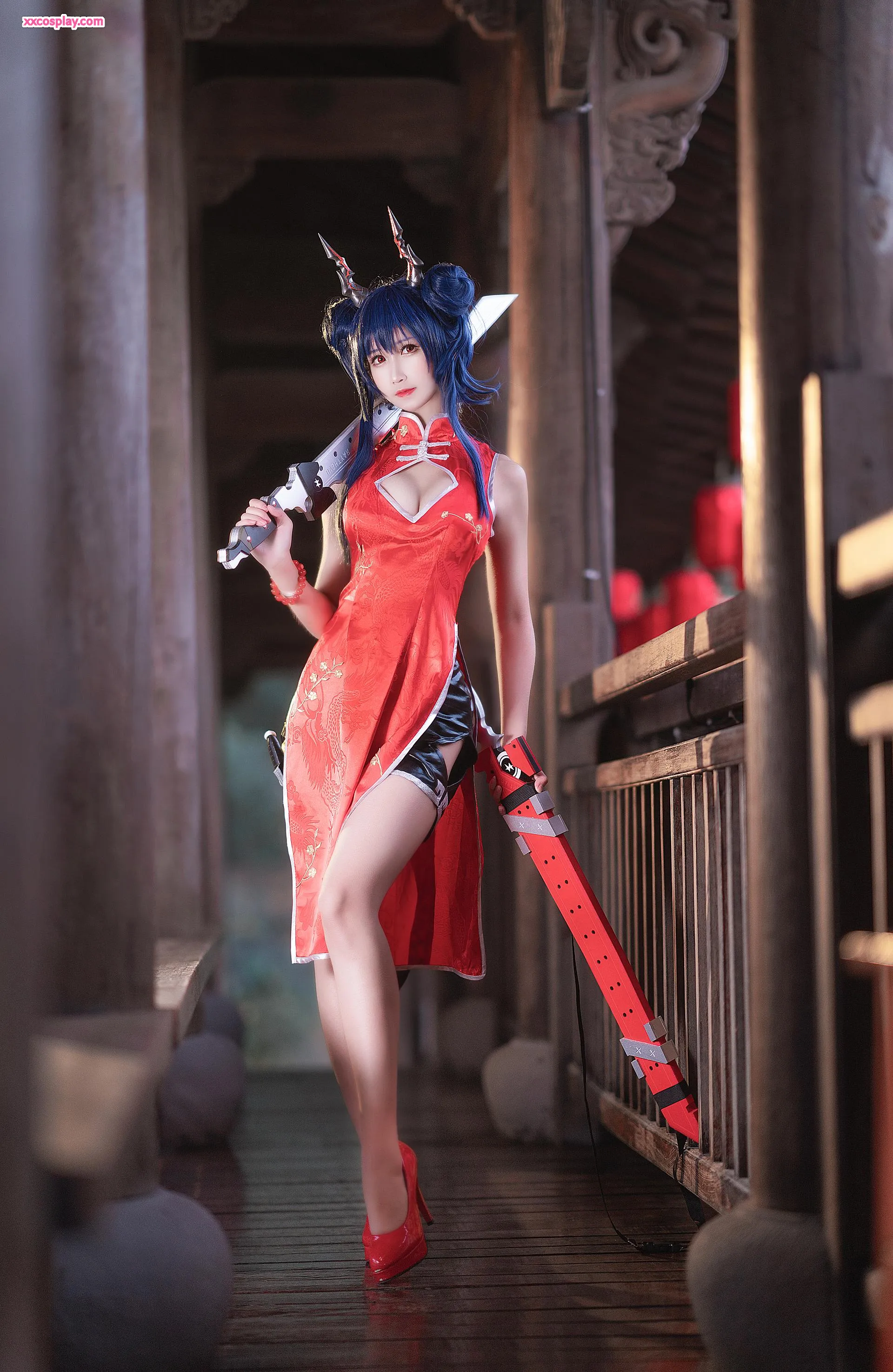 Sandu 69 bilang Chen (Arknights) Cheongsam