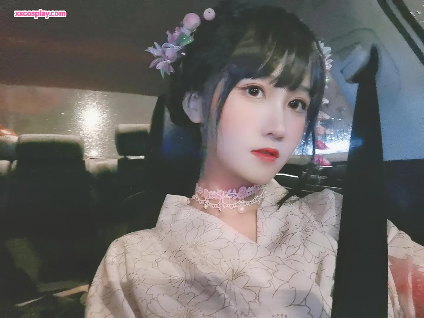 Mga Nakakapukaw na Selfie sa Kimono ni 三度_69