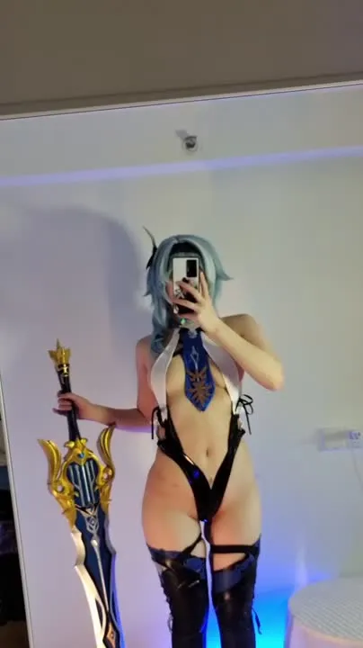 九言 cosplay album Jiuyans Eula Selfie Gravure - Video 35