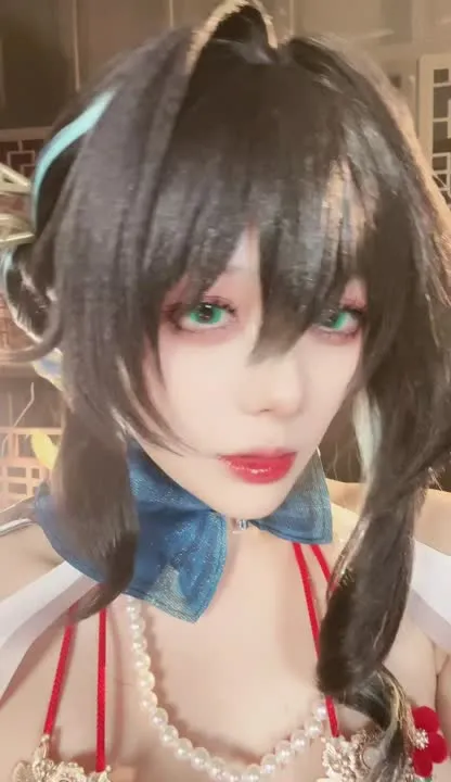 九言 cosplay album Jiuyan sebagai Ruan Mei - Kosplay Honkai: Star Rail - Video 60