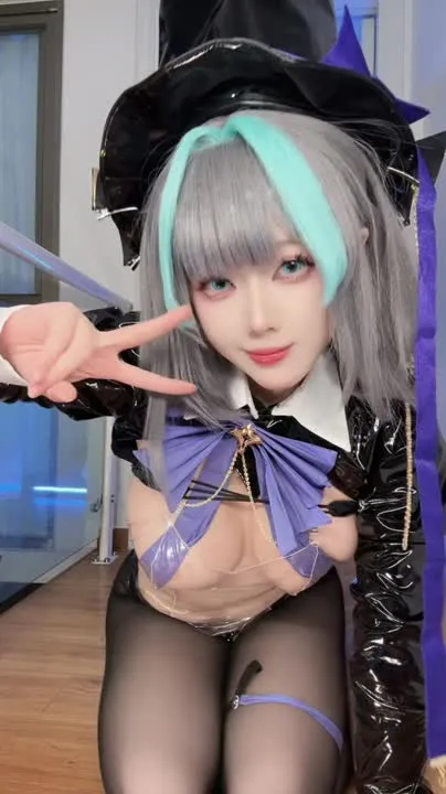 九言 cosplay album 九言 アズールレーン チェシャー - Video 45