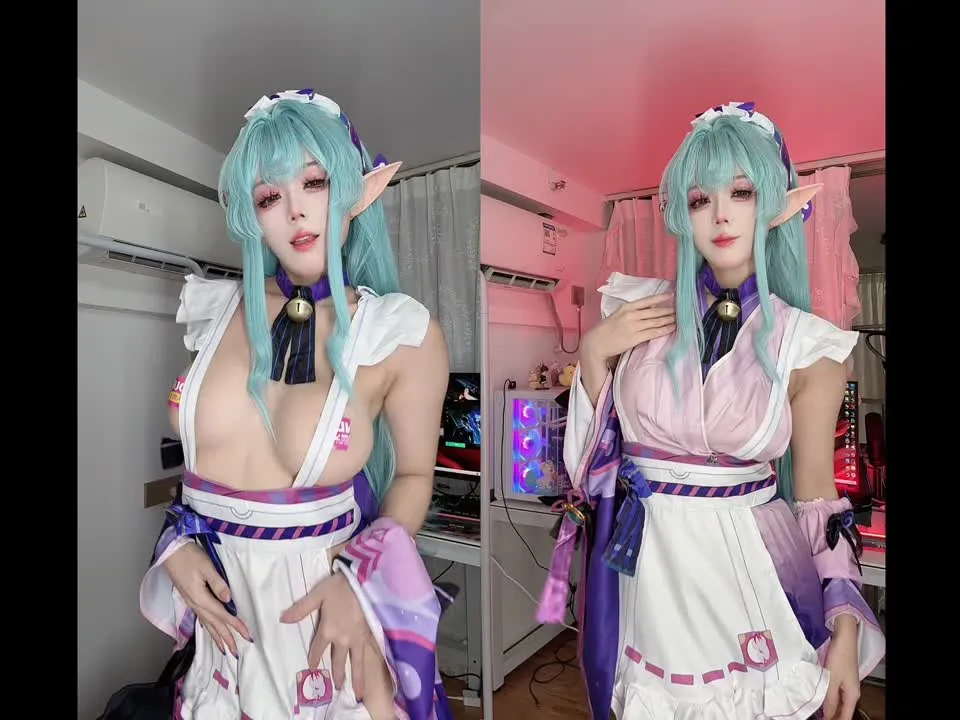 九言 cosplay album จิวยาน – ลิมิเต็ดวันเกิด: Yue Ruixi เอลฟ์ - Video 31