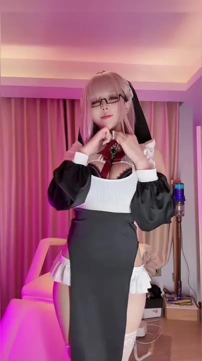 九言 cosplay album Jiuyan - Rahibah Menggoda 2 - Video 28