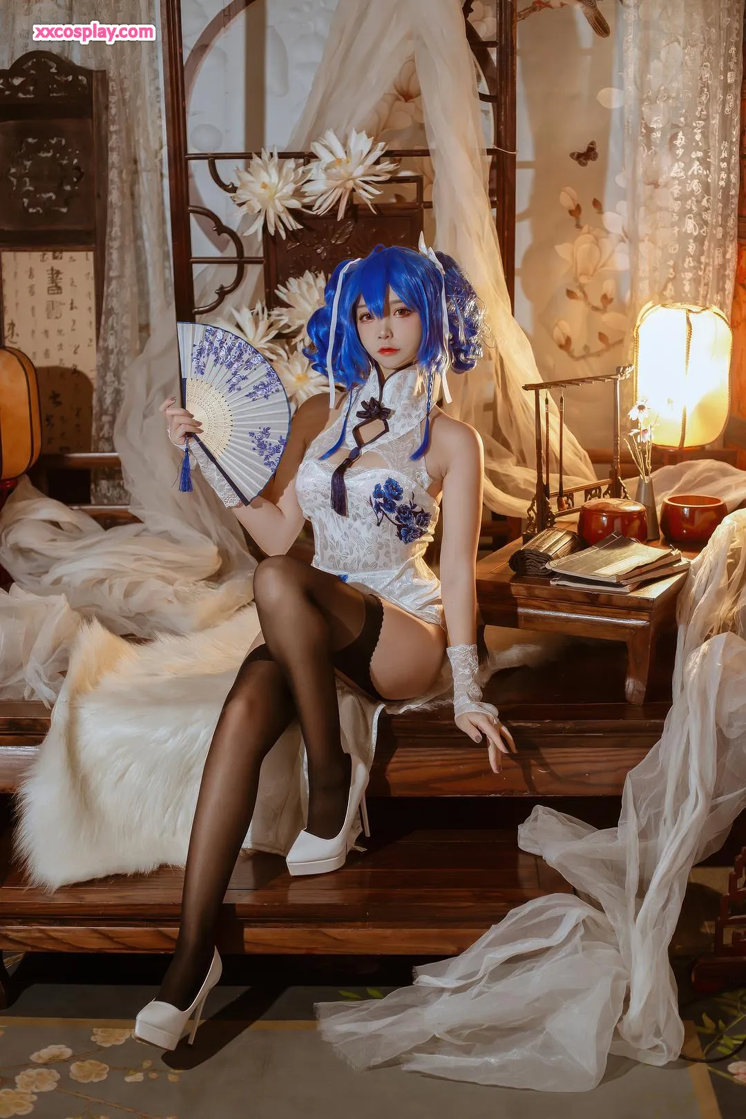 Nisa sebagai St. Louis dalam Cheongsam Elegan (Azur Lane)