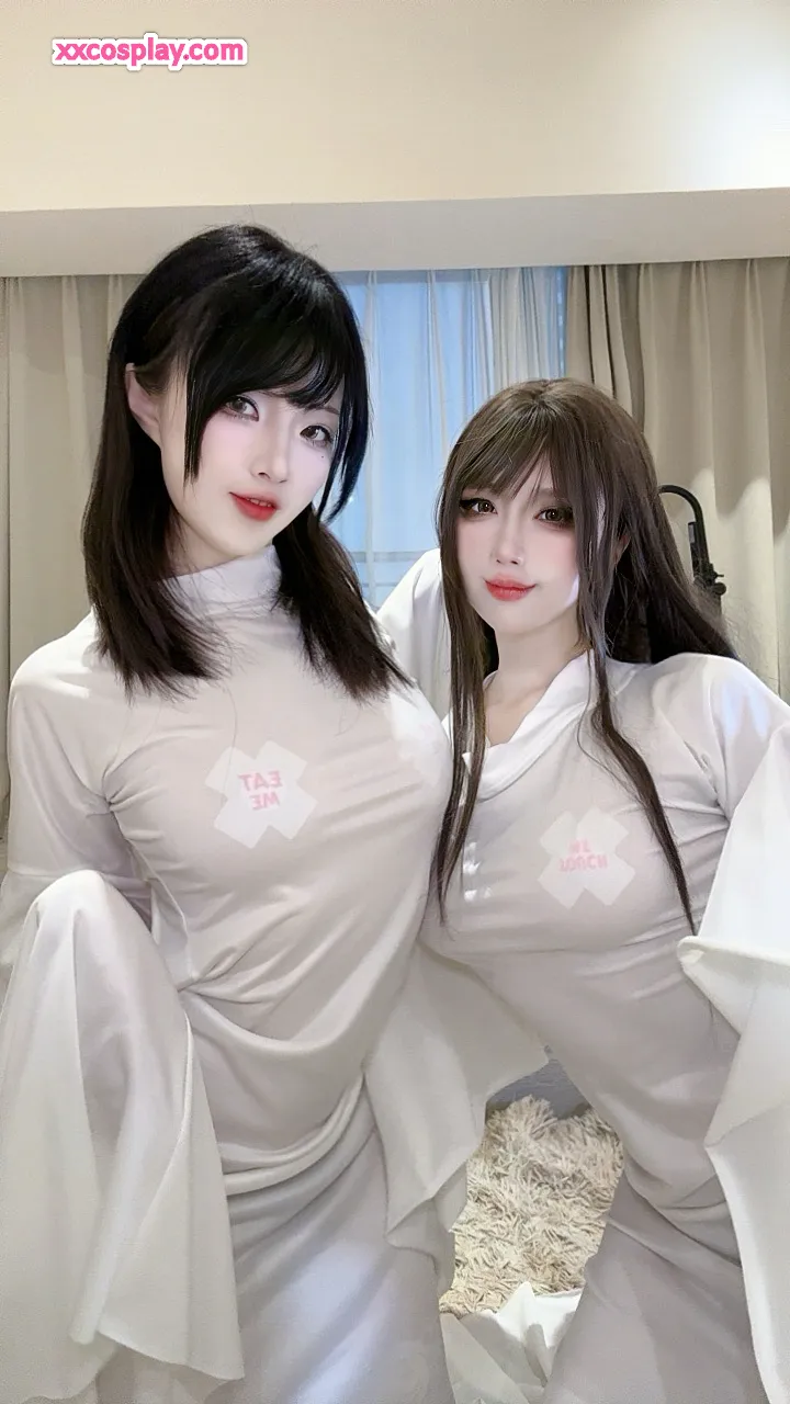 Duo Lingerie Putih Transparan Menggoda Nisa