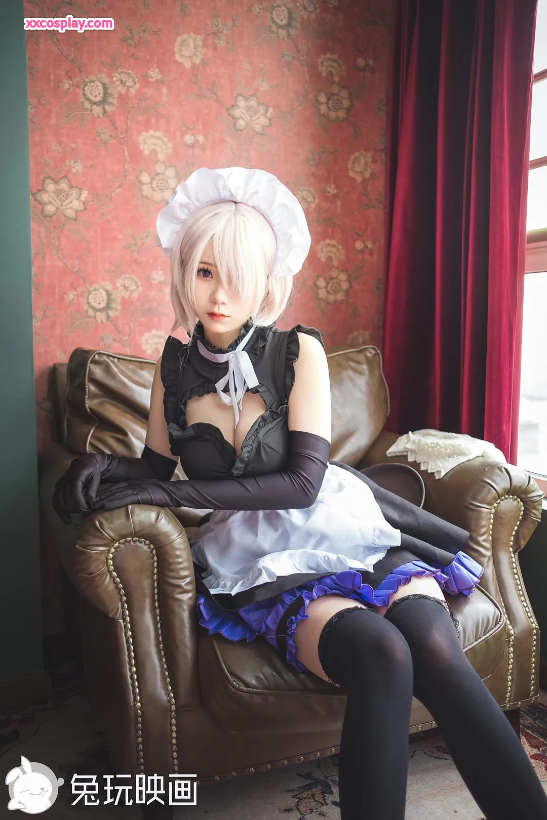 Tuwan Yinghua Mash Kyrielight Maid Cosplay