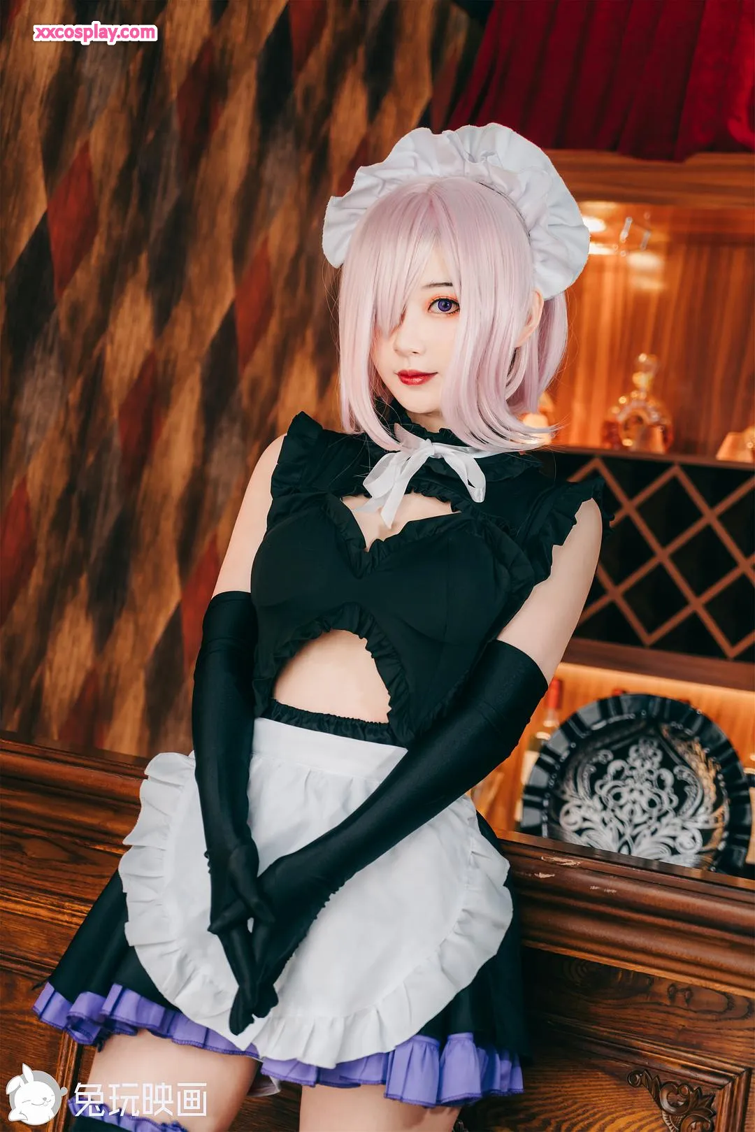 Tuwanyinghua's Mash Kyrielight Maid Cosplay