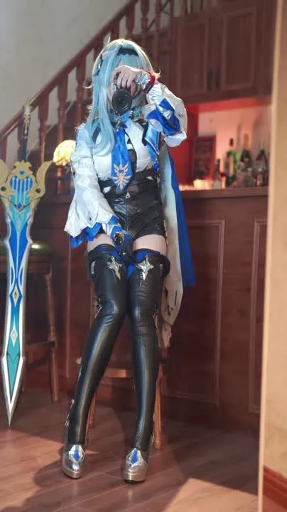 半半子 cosplay album 半半子 - エウルア (原神) - Video 83