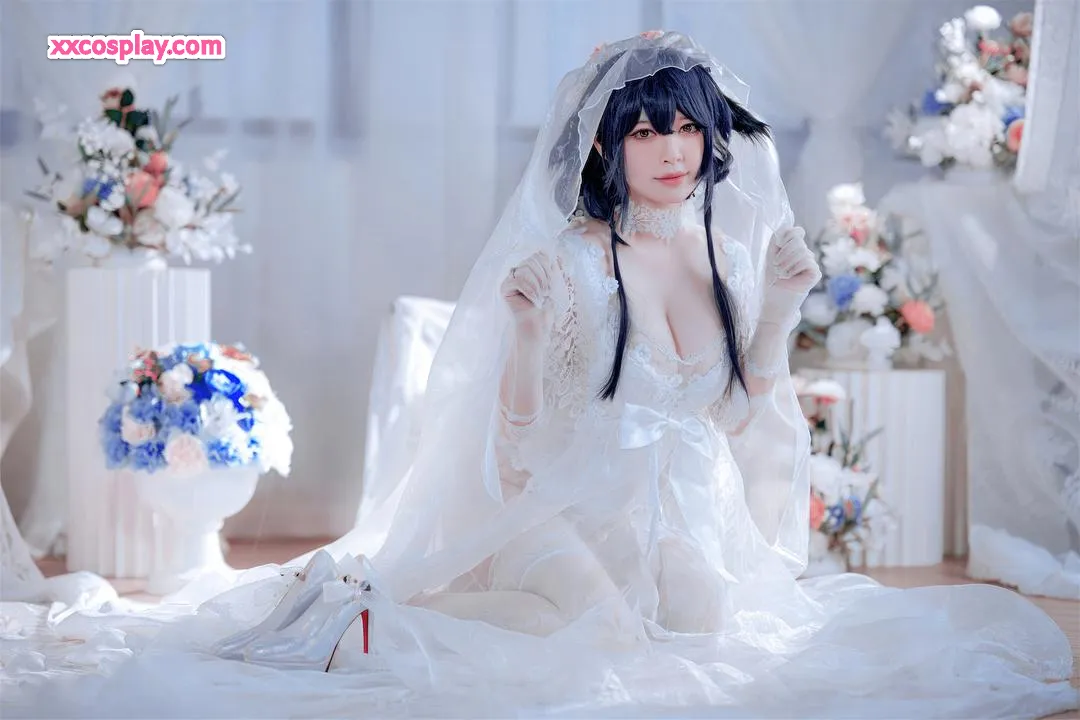 半半子 - 花嫁コスプレ