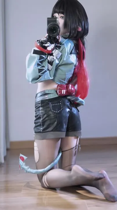 半半子 cosplay album 반반자 – 제인 도（젠레스 존 제로） - Video 59