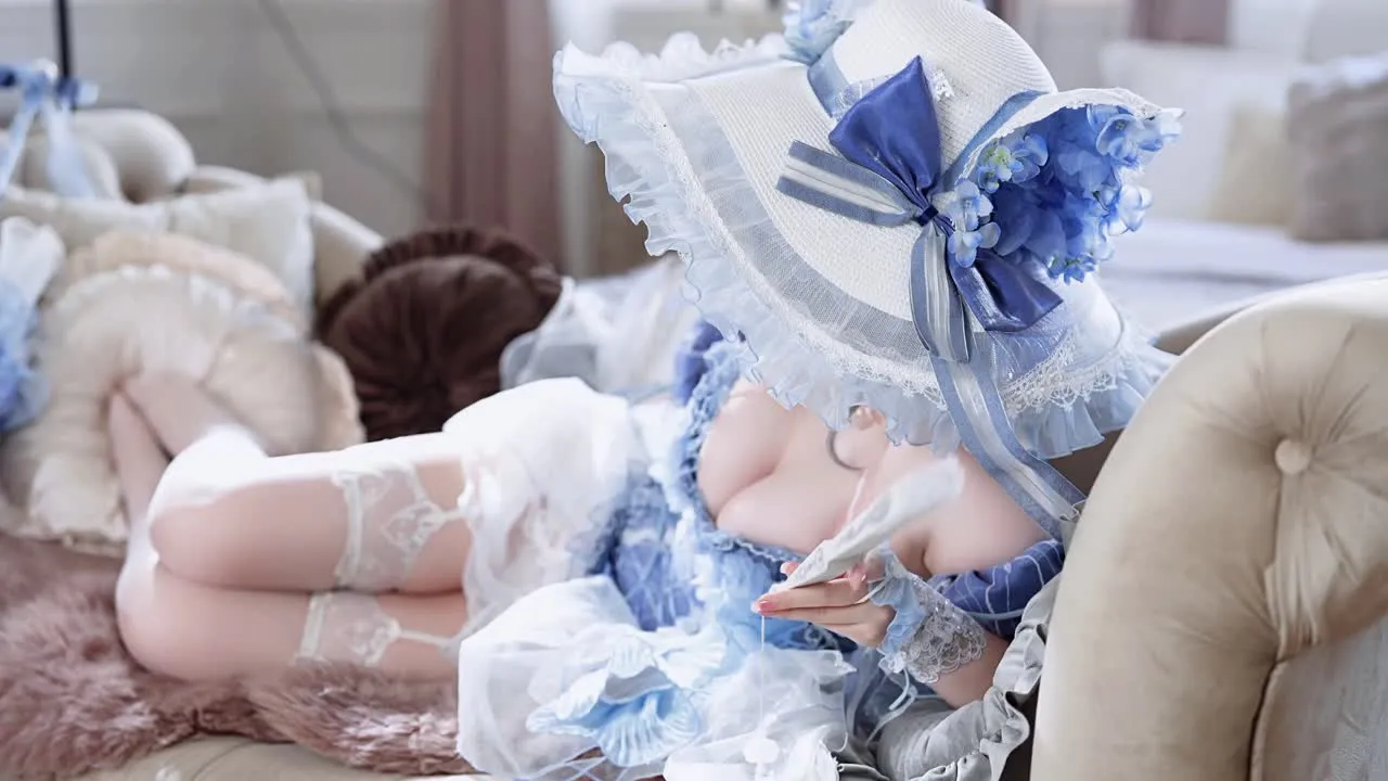 半半子 cosplay album Banbanzi - Gato Cheshire Lolita Gótica - Video 67