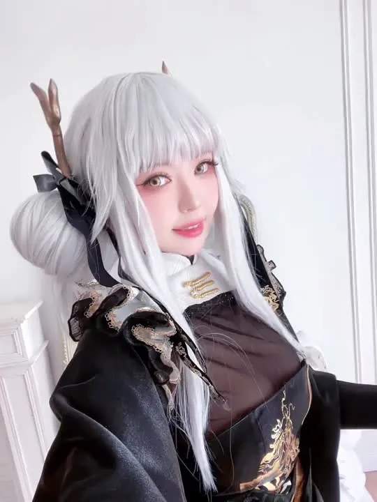 半半子 cosplay album Banbanzi en Blanc de Nikke - Video 66