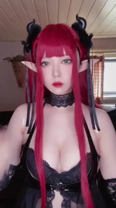 半半子 cosplay album Banbanzi: Maliit na Diyablo Liz Gothic Lolita - Video 64