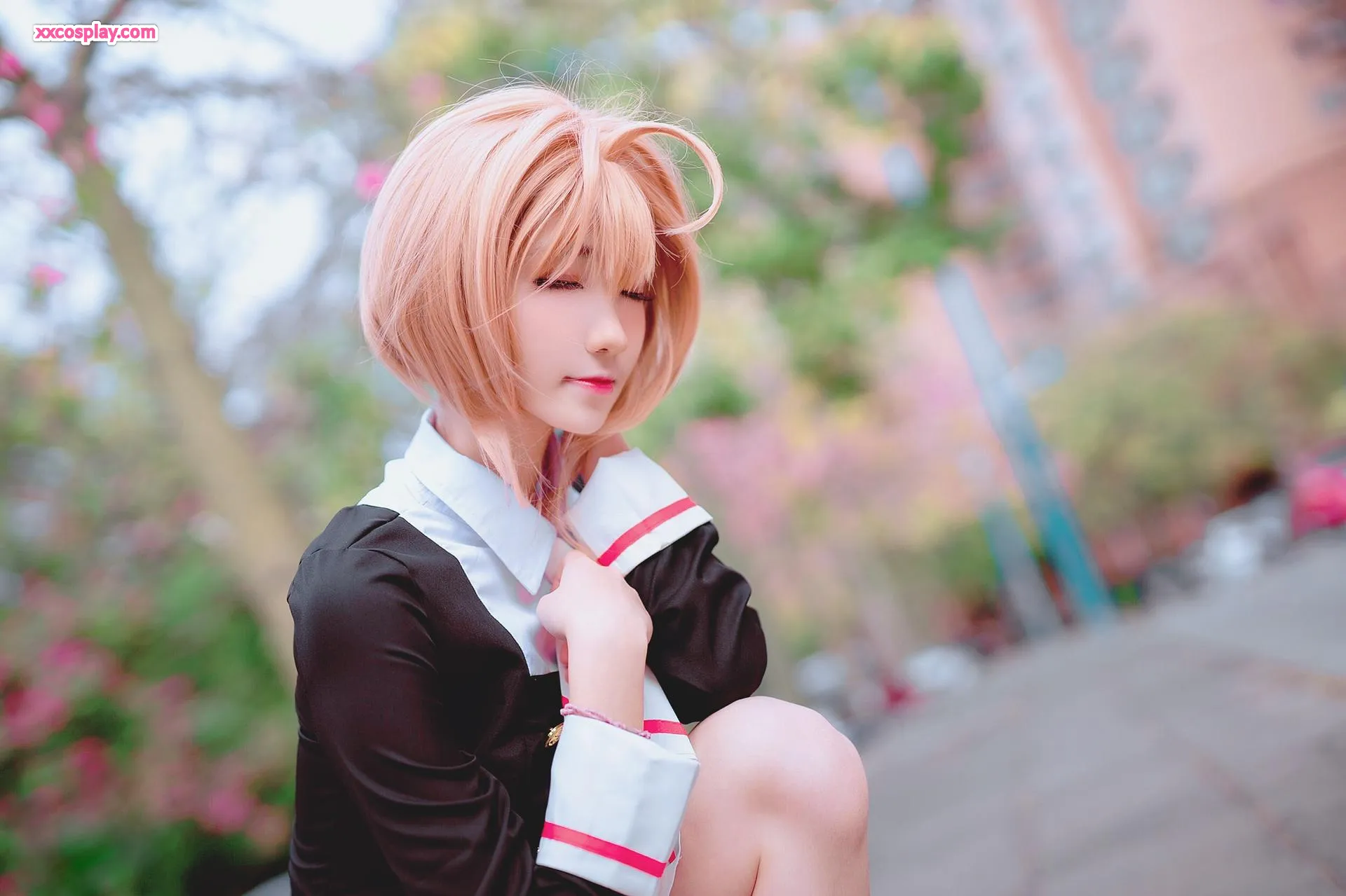南桃Momoko 木之本樱制服写真