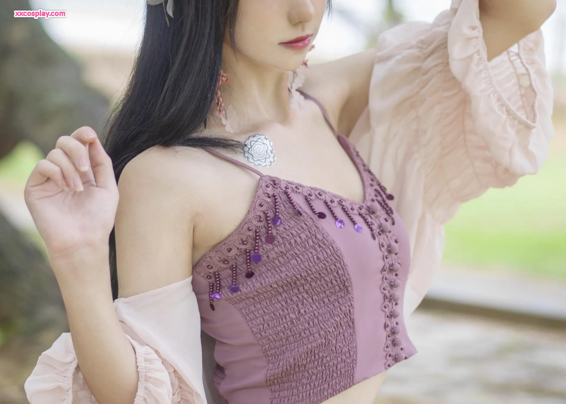 Nantao Momoko : Sérénité Hanfu Violet