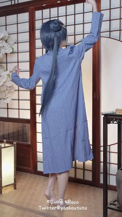咬一口兔娘 cosplay album Yaoyikoutuniao como Hisaki & Yanzhi de Blue Archive - Video 86
