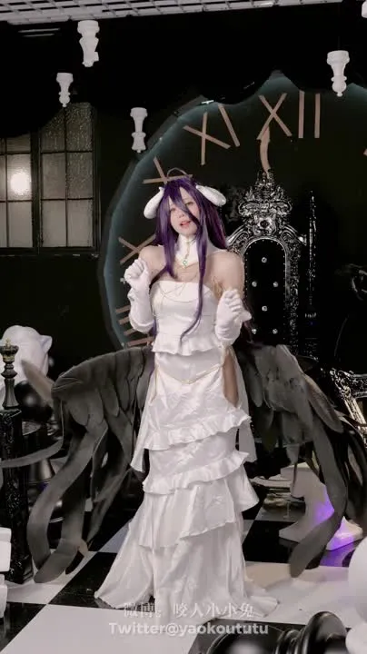 咬一口兔娘 cosplay album 咬一口兔娘 雅兒貝德：魅魔之恥 - Video 74