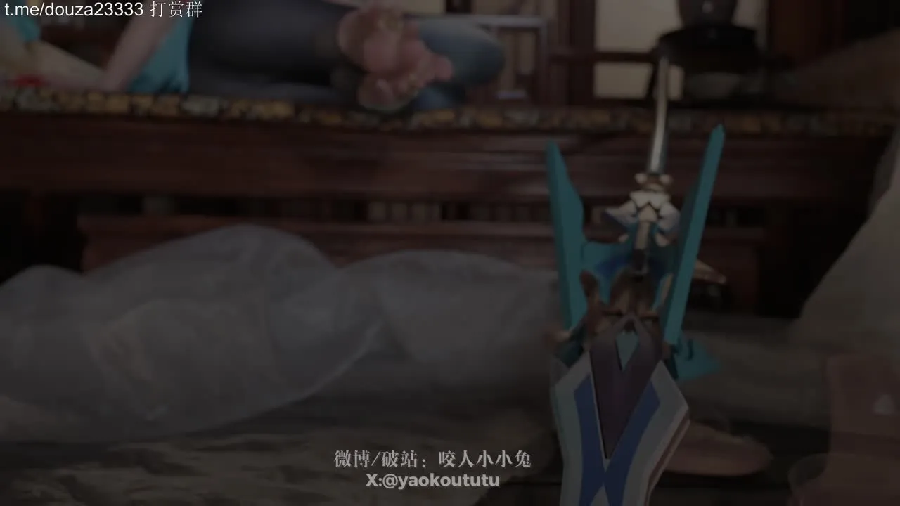 咬一口兔娘 cosplay album 咬一口兔娘化身申鹤 - 原神 - Video 75