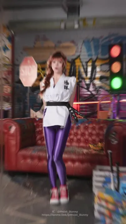 咬一口兔娘 cosplay album Yiko Rabbit en Yuri Sakazaki - Cosplay King of Fighters - Video 86
