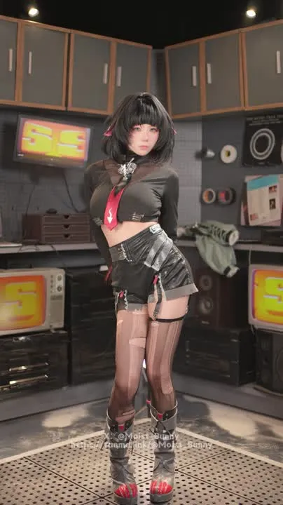 咬一口兔娘 cosplay album Yiko Rabbit - Jane Doe Mr. TAXI Bunny Girl - Video 145