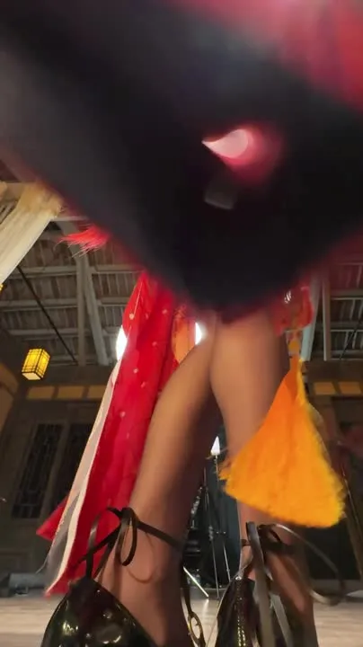 咬一口兔娘 cosplay album Yiko Wet Rabbit bilang Changli mula sa Wuthering Waves - Video 114