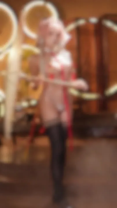 咬一口兔娘 cosplay album Yiko Wet Rabbit bilang Changli mula sa Wuthering Waves - Video 117