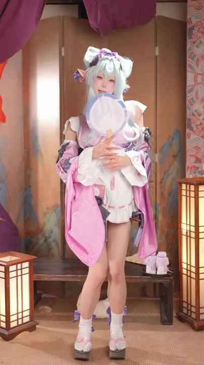 咬一口兔娘 cosplay album Yiko Basang Rabbit - Lumutang Unan Umaga: Pangarap ng Mizuki - Video 134
