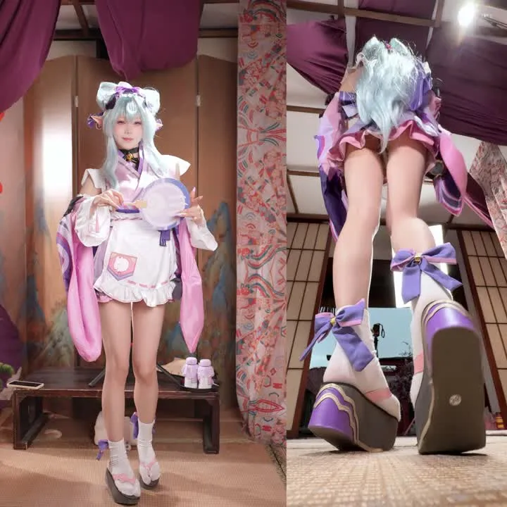 咬一口兔娘 cosplay album Yiko Basang Rabbit - Lumutang Unan Umaga: Pangarap ng Mizuki - Video 136