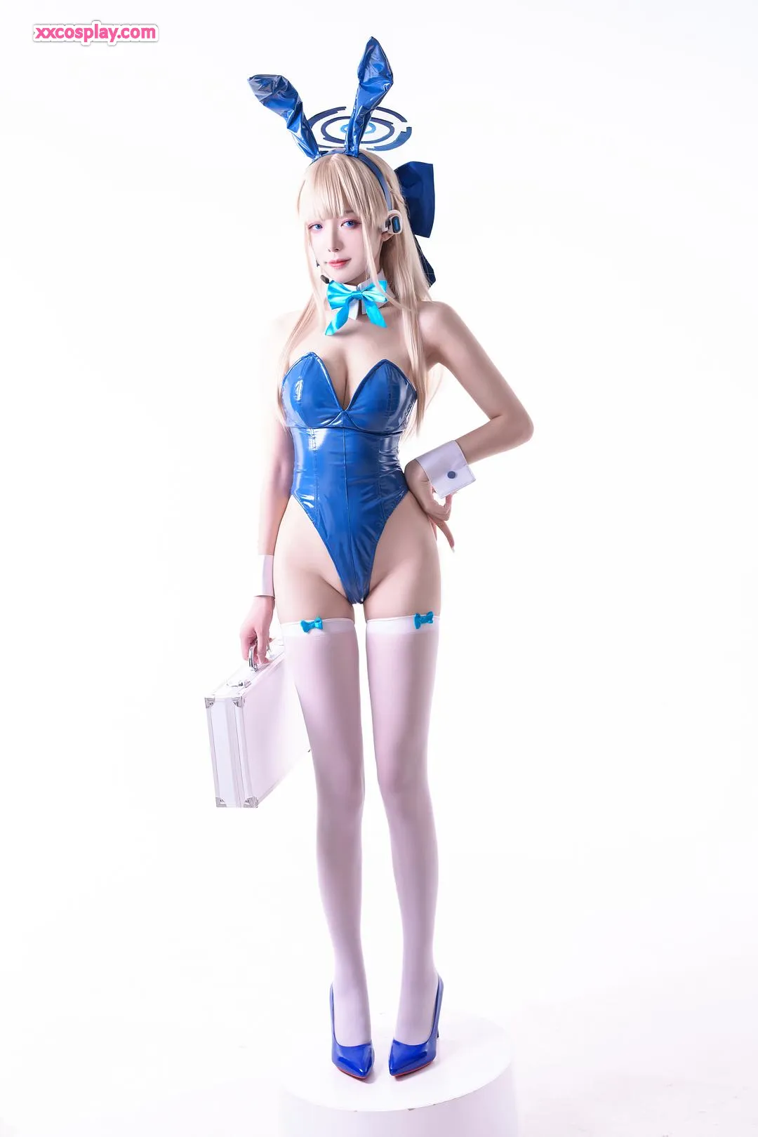 Fengjiangjiangv en Asuma Toki - Cosplay Bunny Girl Bleu Brillant