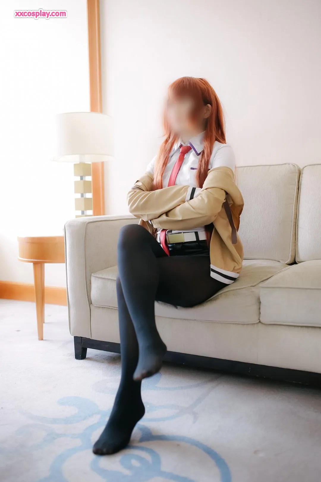 Shoujo Eiga: Christina in durchsichtigen schwarzen Strümpfen