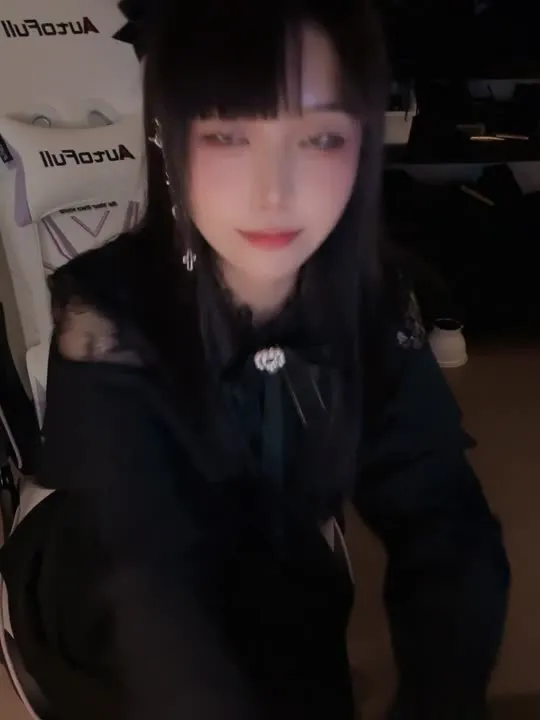 布丁大法 cosplay album Buding Dafa - Sheer Black Lingerie - Video 38