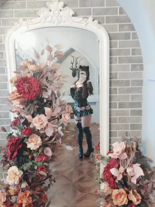 日奈娇 cosplay album Hina Jiao: Leather Catgirl Series - Video 125