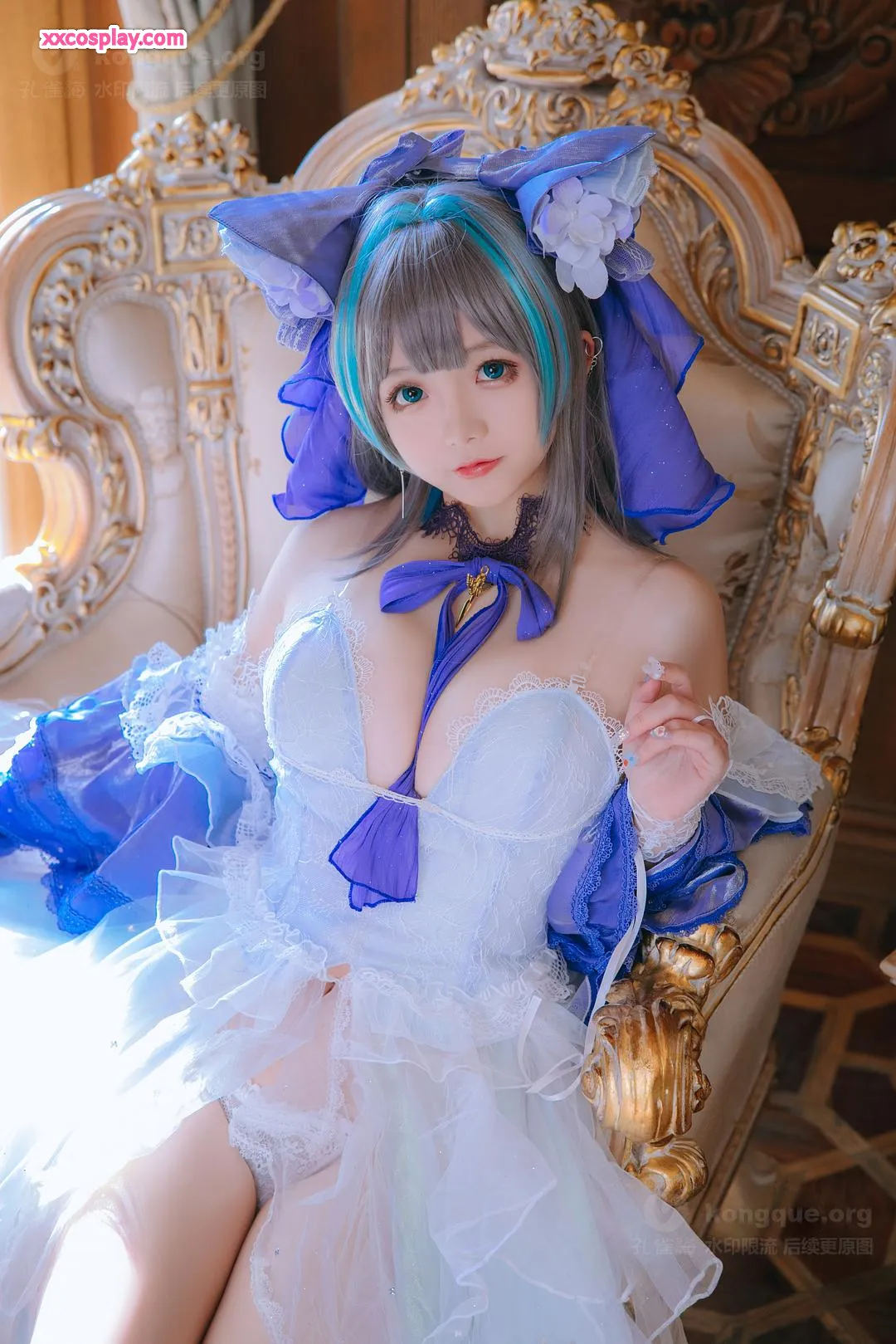 日奈娇：碧蓝航线 柴郡婚纱