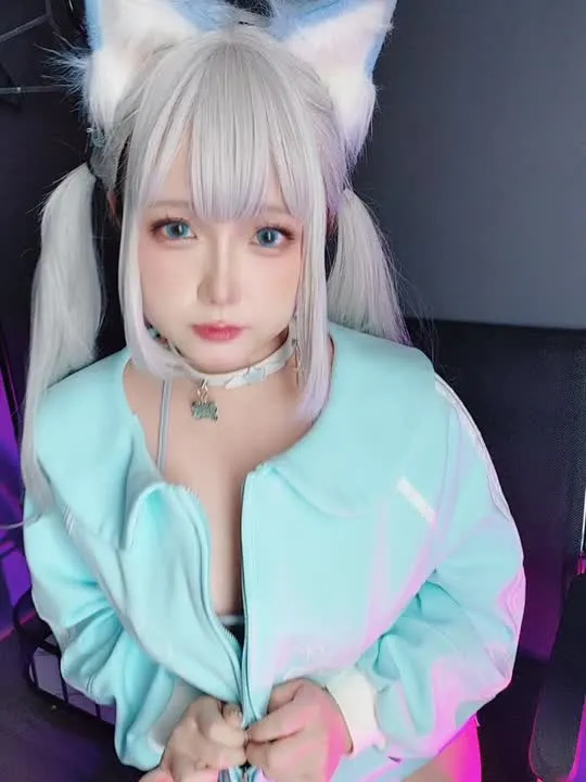 日奈娇 cosplay album Hina Jiao: Gatinha E-Girl Sedutora - Video 22