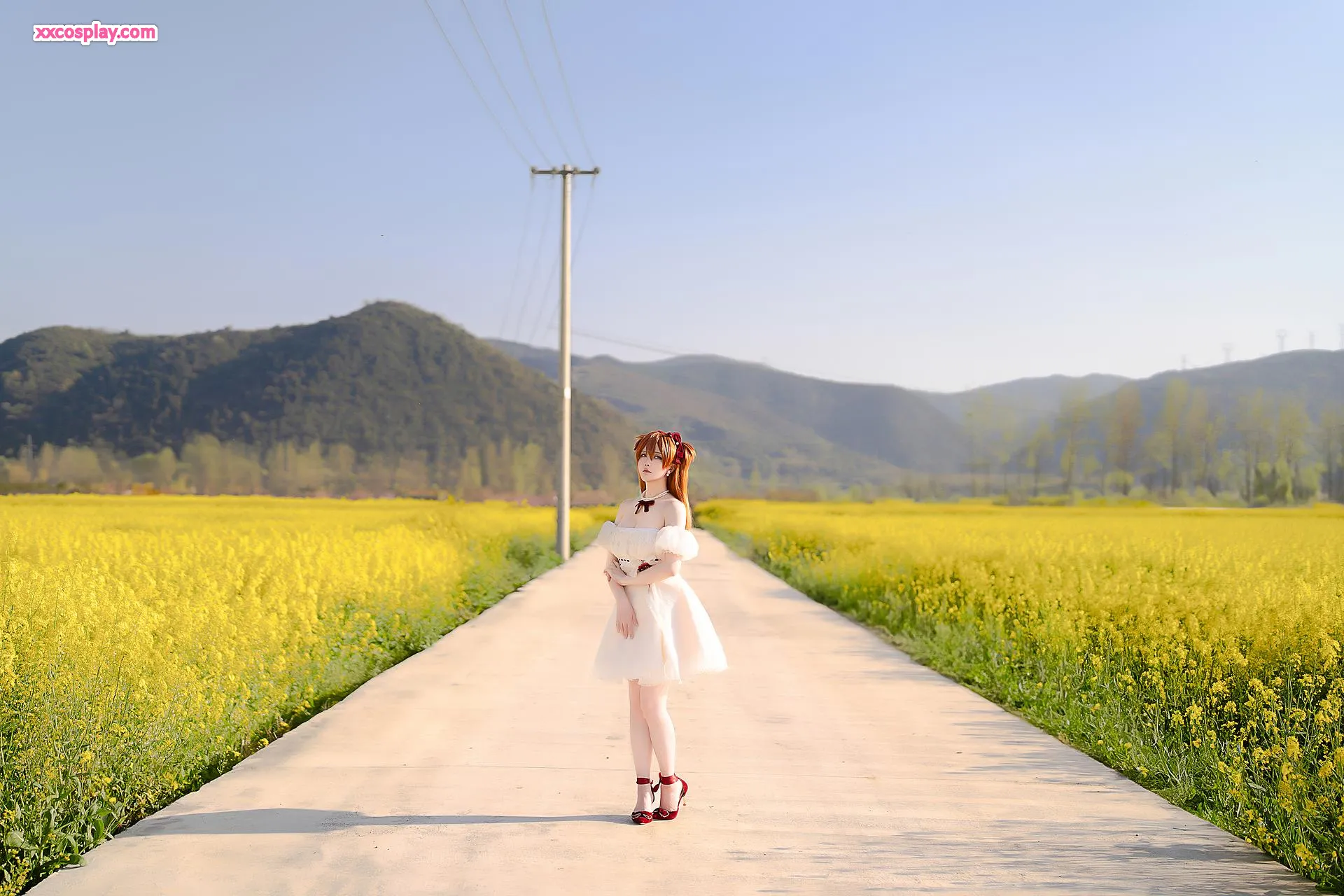 Xing Zhi Chi Chi en Asuka Langley Soryu - Langage des Fleurs