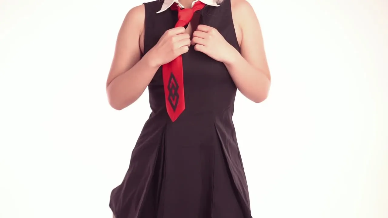 星澜是澜澜叫澜妹呀 cosplay album ซิงหลาน ในบท Mash Kyrielight - ชุดนักเรียนคอสเพลย์ FGO - Video 71