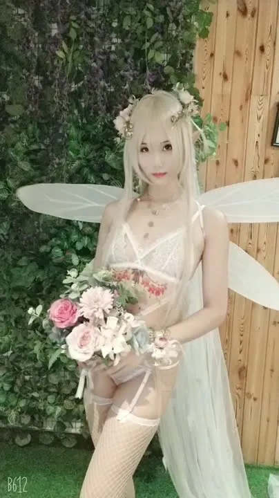 曉美媽 cosplay album Xiaomei Ma: Fée de la Forêt - Video 56