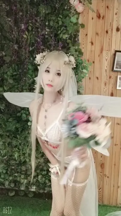 曉美媽 cosplay album Xiaomei Ma: Fée de la Forêt - Video 57