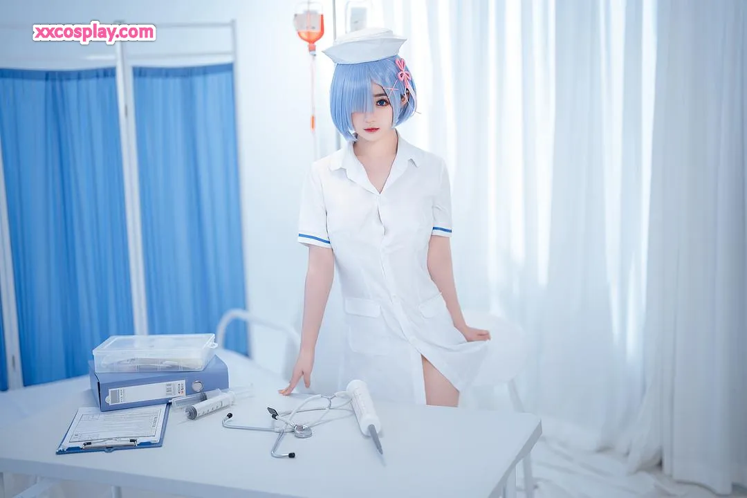 樱井宁宁 - 雷姆护士Cosplay