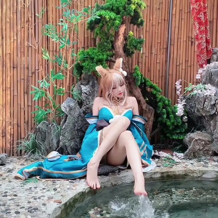 桜桃喵 cosplay album Cherry Meow: Miss Sheena - Video 48