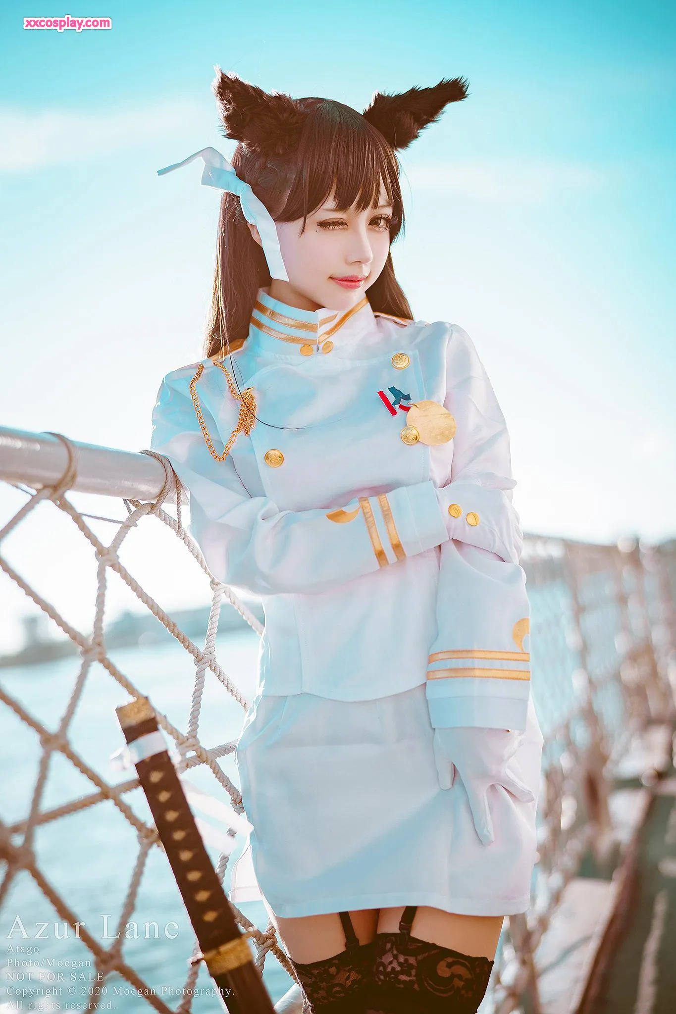 Rinka Okita as Atago | Azur Lane Cosplay