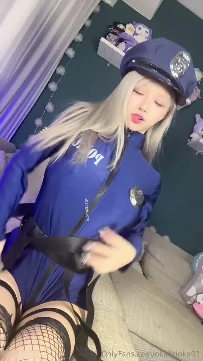 沖田凛花rinka cosplay album 冲田凛花 警察制服 Cosplay - Video 48