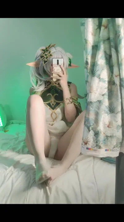 洛桑w伊梓 cosplay album 洛桑w伊梓 纳希达 小草神写真集 - Video 30