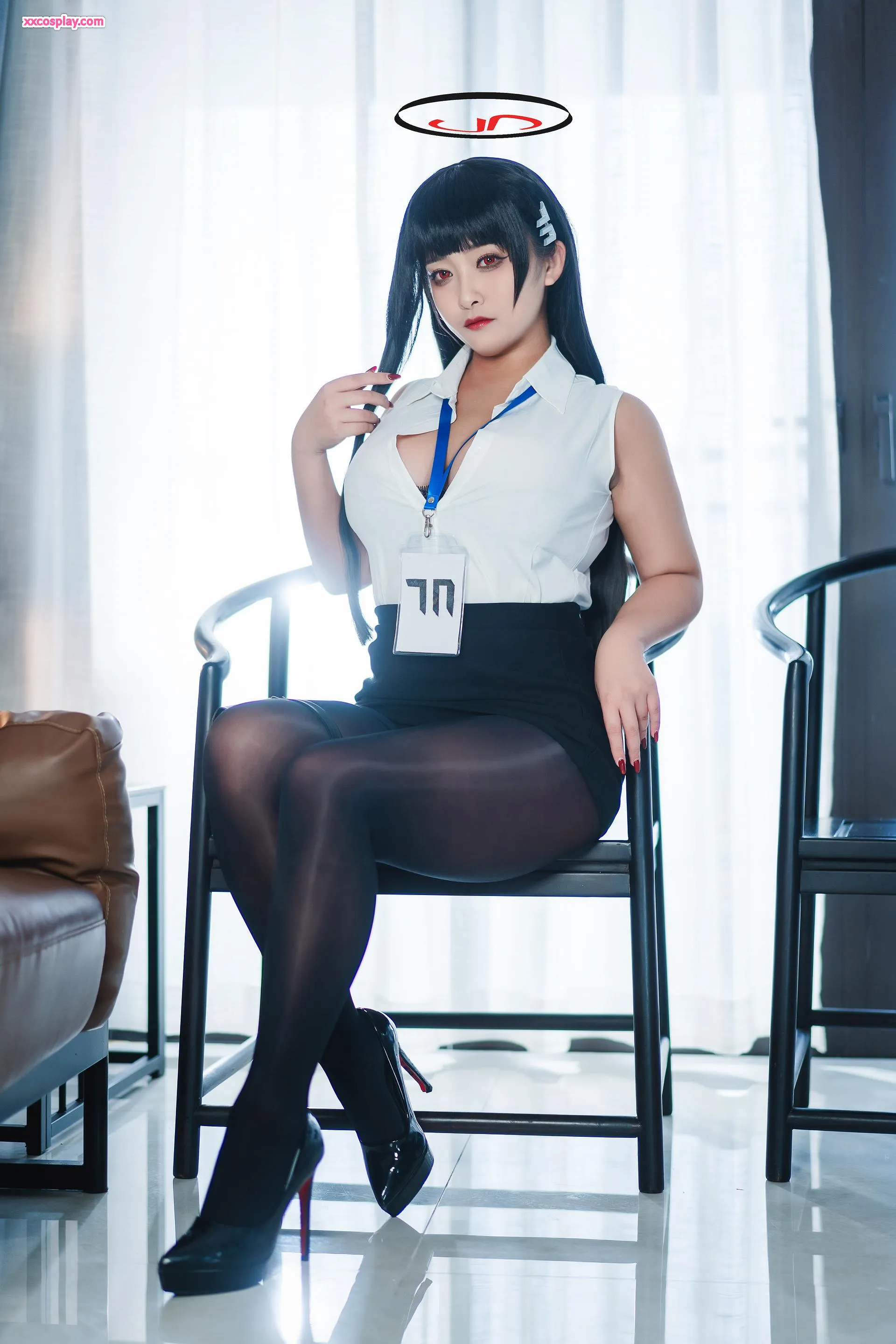 LoLiSAMA sebagai Rio Tsukatsuki dari Blue Archive
