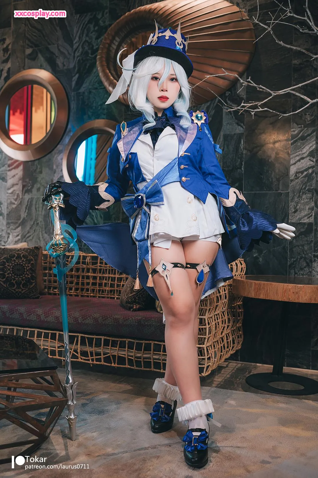 Tokar sebagai Furina - Cosplay Genshin Impact