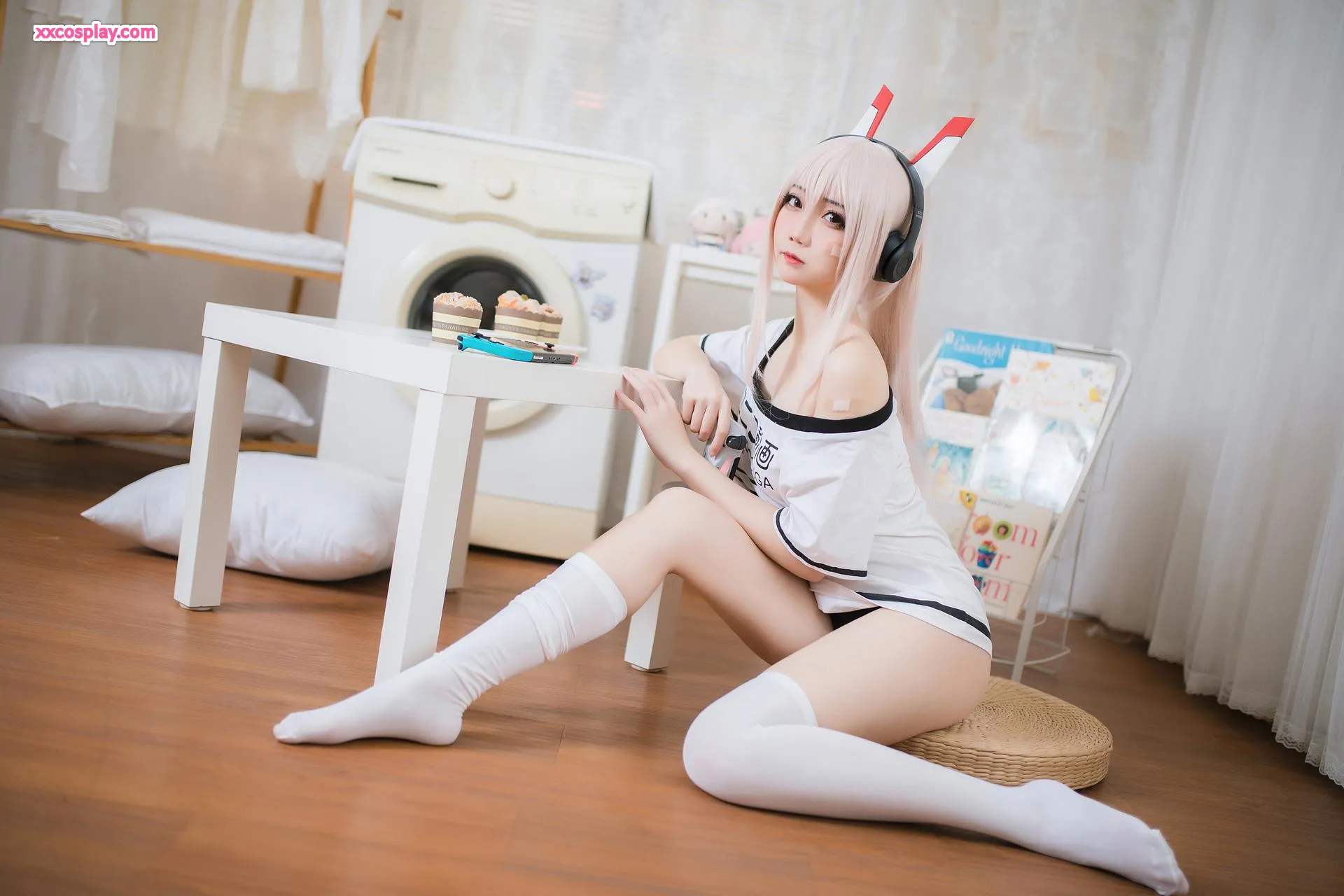 MenMenTan Ayanami Camiseta Casual em Casa