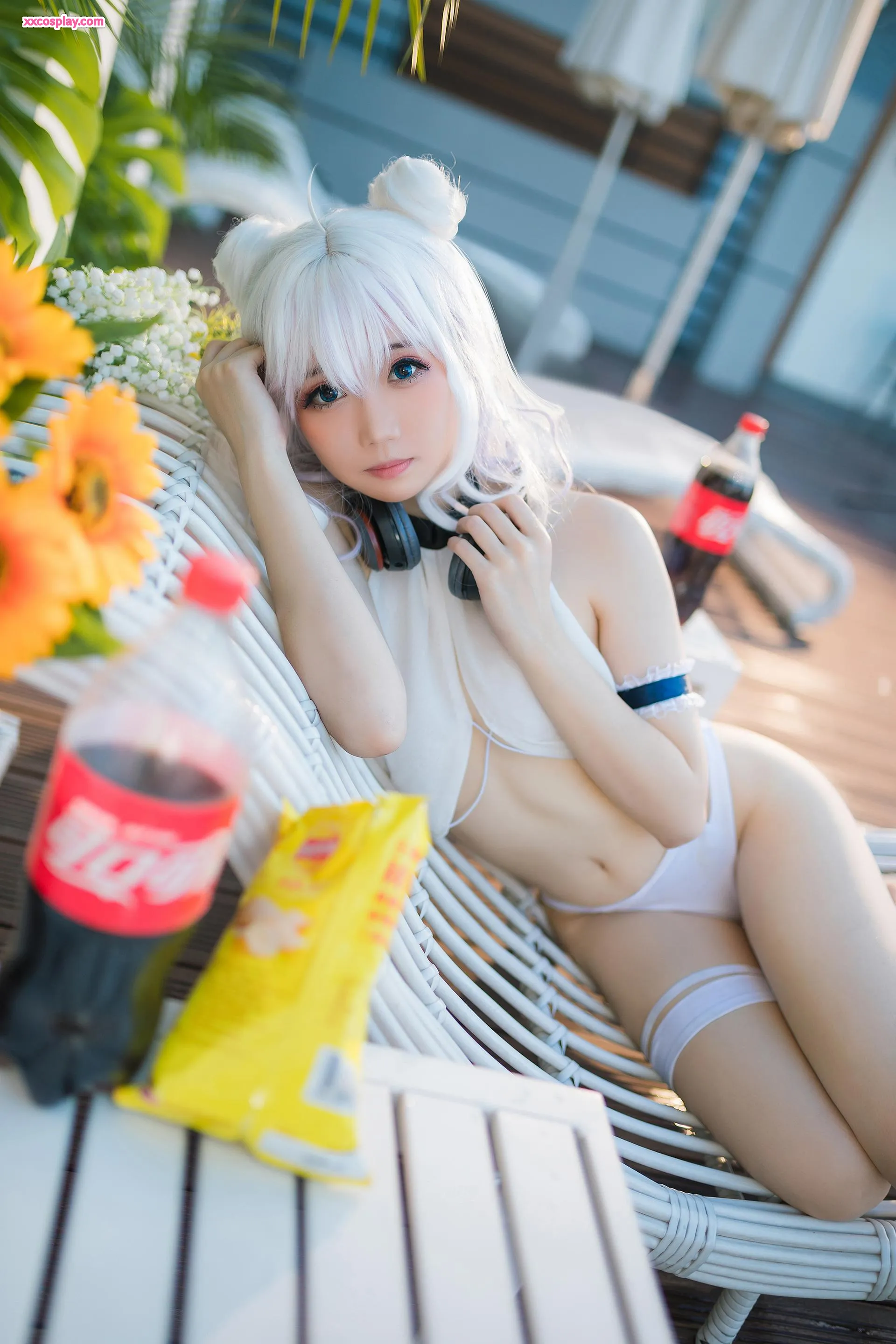 Menmen Tan - Le Malin Swimsuit Cosplay