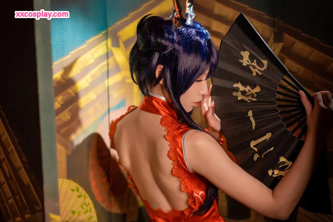 爱老师_PhD 化身陈 - 明日方舟旗袍Cosplay